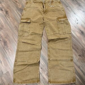 Men's Tan Cargo Pants